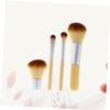Angoily 3sets Cosmetics Brush Set Bamboo Handle Nylon Bristles Foundation Blush Eyeshadow Brush Kit Ideal for 4pcs*3 view 4