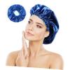 Angoily 3pcs Elastic Women Night Sleeping Care Spa Hat Sleep Hat Hair Wrap Care Sleep Cap Double Layer view 2