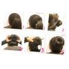 Angoily 6pcs Coffee Hair Donut Bun Maker Hair Styling Tool for Elegant Buns Easy to Use for Ballet Dance for Boys and Girls Adults view 2