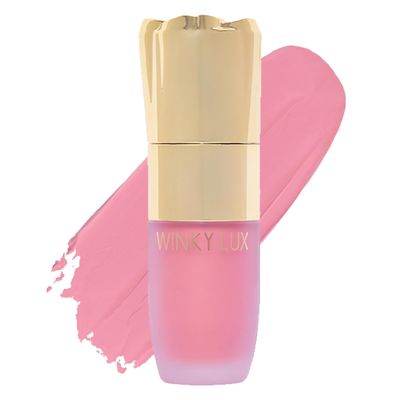 Winky Lux Cheeky Rose Liquid Blush  Gel-Cream with Buildable Color, Lightweight Velvet Finish, Long-Lasting Cool Pink Shade, Lovely