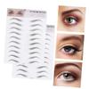 Angoily 2pcs Imitation Eyebrow Stickers for Men Man Grooming Tool Spoolie Easy to Apply Realistic for Light Sparse Eyebrows view 1
