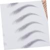 Angoily 2pcs Imitation Eyebrow Stickers for Men Man Grooming Tool Spoolie Easy to Apply Realistic for Light Sparse Eyebrows view 2