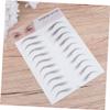 Angoily 2pcs Imitation Eyebrow Stickers for Men Man Grooming Tool Spoolie Easy to Apply Realistic for Light Sparse Eyebrows view 3