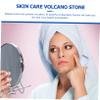 Angoily 2pcs Gua Sha Stone for Skin Care Facial Massager Face Roller Volcano Stone Oil Absorption view 4