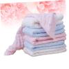 Abaodam 6pcs Facecloths Pure Cotton Gauze Towels for Boy Girl Soft Absorbent for Feeding and Colors view 2