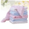 Abaodam 6pcs Facecloths Pure Cotton Gauze Towels for Boy Girl Soft Absorbent for Feeding and Colors view 4