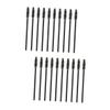 Angoily 100pcs Silicone Handle Bristle Brush Eyelash Curler Lash Applicator Tool Eyelashes Makeup Brushes view 1