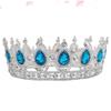 balacoo Crown for Women Charming Wedding Headdress Silver and Lake Accents Fashionable Hair Accessories for Special Parties and Events view 1