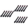 balacoo 150pcs Double-sided Eye Shadow Applicators Portable Makeup Tool for Blending and Application for Women and Girls Black Sponge Brushes for Eye Looks view 1