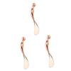balacoo 3pcs Instant Eye Bag Removal Zinc Alloy Eye Spoon Massager Facial Skincare Tool Promote Blood Circulation view 1