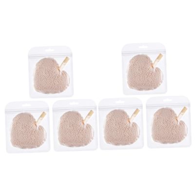 balacoo 6pcs Facial Cleaning Pads Makeup Removal Pads Luxurious Face Washing for Women