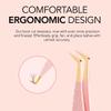 KIARA SKY LASH Tweezer for Eyelash Extensions | Precision Fiber Tip Grip | Volume, Mega Volume, and Lash Removal Fills | Comfortable Ergonomic Design | Pink and Gold, BOOT TWEEZER view 2