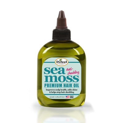 Difeel Premium Anti-Shedding Hair Oil with Sea Moss - 7.1 oz, For Hair Growth and Frizzy, Damaged or Dry Hair