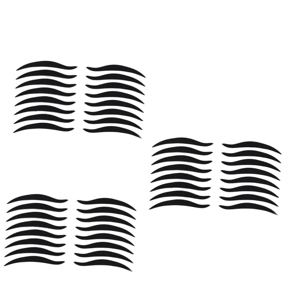 balacoo 240pairs Temporary Eyeliner Stickers Double Sided Eyelid Tape for Eyes Self-adhesive Liner Stickers for Instant Eye Makeup for Party Stage