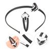Ipetboom Vintage Heart Hairband Leather Headwear Styling Hair Clip for Party and Daily Wear view 2