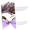 balacoo 2pcs Flower Bridal Wreath Headband Faux Wreath Headdress for Girls Travel Holiday Flower Crown Romantic Wedding Accessory for Birthdays Seaside Parties Realistic Design Styles view 4