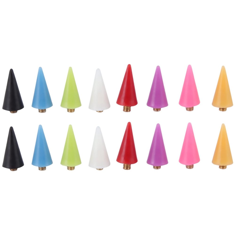 Hubceuo 16 Pieces Nail Rhinestones Picker Replacement Tips for Nail Dotting Pen to Pick Up Nail Gem Jewelry