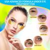 Under Eye Patches For Puffy Eyes Treatment 30 Pairs, 24K Gold Eye Mask For Dark Circles And Puffiness, Hyaluronic Acid Eye Mask For Puffiness, Eye Gel Pads, Eye Bags Treatment, Eye Mask Skincare view 2
