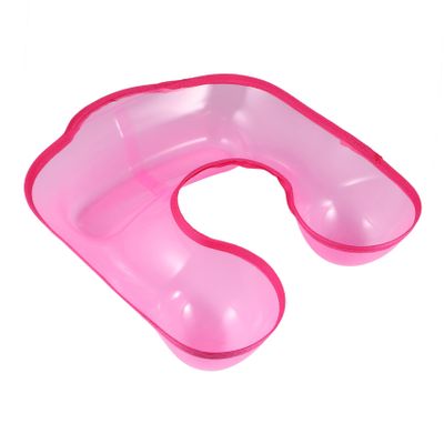 Healeved 2pcs Professional Hair Neck Tray Hairdressing Perming Tray for Salon Use Multi-Functional Design for Hair Washing Coloring and Cutting Easy to Use and Clean Grooved Support