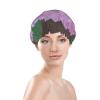 almond blossom Print Shower Cap, Bath Shower Caps for Women Long Hair, Double Layer Waterproof Bathing Shower Hat view 3