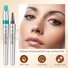 QIC Eyebrow 4 Tip Brow Pencil, Microblading Pen Waterproof Long-Lasting with Upgrade Micro-Fork Tip Applicator for Natural Brows (Reddish Brown-03) view 4