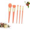 minkissy 10pcs Portable Cosmetic Cone Shape Plastic Handle Makeup Tools Set Makeup Kit for Women Brush Set Beauty for Travel view 4