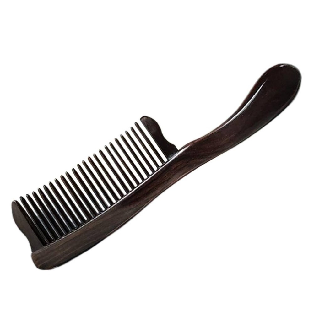 TERPON Wooden Comb Natural Sandalwood Super Narrow Tooth Wood Massage Combs No Static Beard Comb Hair Styling Wooden Hair Combs (Color : F, Size : 1)