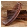 Unisex Sandalwood Comb Women Men Home Travel Wood Antistatic Fine-toot Wooden Handles Wooden Hair Combs (Color : Green Half Moon, Size : 1) view 4