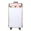 COYEUX Portable Rolling Makeup Train Case, Rolling Manicure Table, with 4 Drawers Mirror Speaker Nail Tables, for Lockable Salon Travel view 2