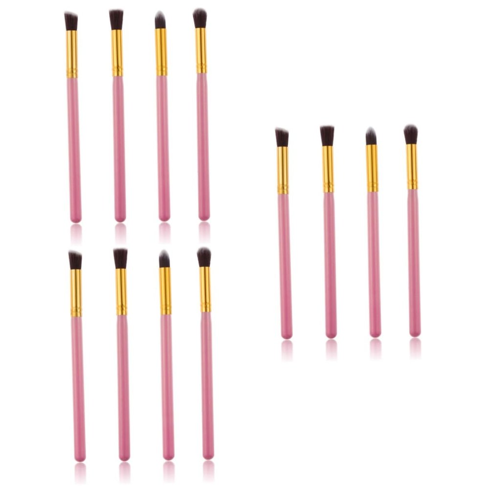 Housoutil 12pcs Professional Eye Shadow Makeup Brush Set by Soft Horse Hair for Travel