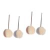 Angoily 4pcs Shower Poufs Bath Foaming Bubble for Gentle Exfoliation Safe Materials for Skin Cleansing Elegant Design for Men and Women Bathroom Accessories view 1