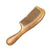 Unisex Sandalwood Comb Women Men Home Travel Wood Antistatic Fine-toot Wooden Handles Wooden Hair Combs (Color : Green Fine Teeth, Size : 1) view 1