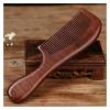 Unisex Sandalwood Comb Women Men Home Travel Wood Antistatic Fine-toot Wooden Handles Wooden Hair Combs (Color : Green Fine Teeth, Size : 1) view 2