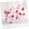 4 Pcs Transparent Cosmetic Bag Travel Makeup Bag Makeup Storage Container Girl South Korea Make up, As Shown 3x2pcs, 19x9cmx2pcs view 2
