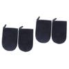 FOMIYES 4pcs Self Tanning Mitts Black Tanning Applicators Reusable and Machine Washable Comfortable and Easy to Use Natural Finish view 1
