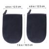 FOMIYES 4pcs Self Tanning Mitts Black Tanning Applicators Reusable and Machine Washable Comfortable and Easy to Use Natural Finish view 2