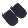 FOMIYES 4pcs Self Tanning Mitts Black Tanning Applicators Reusable and Machine Washable Comfortable and Easy to Use Natural Finish view 3