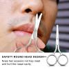 FEITA Small Nose Hair Scissors, Round Tip Design - Men's Grooming Scissors for Facial Safety, Beauty Use for Woman, Makeup, Eyebrow, Lashes, Mustache view 4