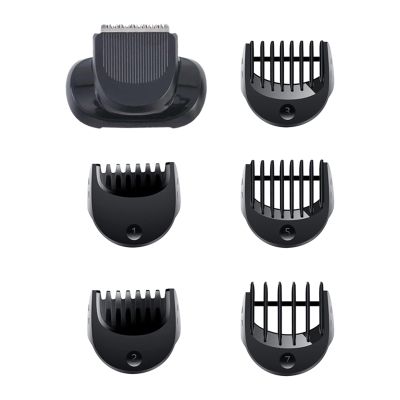 Beard Trimmer Attachment Fit for Br-aun Series 5, 6 and 7 Electric Razors 1/2/3/5/7mm, Replacement Shaver Guide Combs for 5018s, 5020s, 6075cc, 7071cc, 7075cc, 7085cc, 7020s, 5050cs, 6020s, 6072cc
