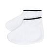 Housoutil 1pair Wax Cover Thin Moisturizing Foot Strap for Heat Therapy White Insulated Cotton for Spa and Home Use Moisture Absorption Paraffin Wax view 1