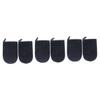 FOMIYES 6pcs Self Tanning Applicator Mitts Soft Lint Tanning Gloves for Effortless Application Black for Coverage view 1