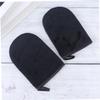FOMIYES 6pcs Self Tanning Applicator Mitts Soft Lint Tanning Gloves for Effortless Application Black for Coverage view 3