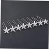 FOMIYES 10pcs Rhinestone Star Fish Hairpin for Wedding Hair Accessories Elegant Bridal Hair Clips for Women and Girls for Special Occasions and Parties view 2