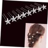 FOMIYES 10pcs Rhinestone Star Fish Hairpin for Wedding Hair Accessories Elegant Bridal Hair Clips for Women and Girls for Special Occasions and Parties view 3