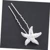 FOMIYES 10pcs Rhinestone Star Fish Hairpin for Wedding Hair Accessories Elegant Bridal Hair Clips for Women and Girls for Special Occasions and Parties view 4