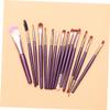 Angoily 45pcs Professional Makeup Brush Set Plastic Handles Nylon Bristles Daily Professional Cosmetic Tool Kit for Women Valentine's Day Handle view 3
