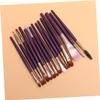 Angoily 45pcs Professional Makeup Brush Set Plastic Handles Nylon Bristles Daily Professional Cosmetic Tool Kit for Women Valentine's Day Handle view 4