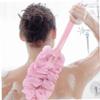 Angoily 2pcs Bath Scrubber Long Handle Shower Brush Body Sponge Exfoliator Gentle Lather Maker view 4