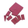 Angoily Hydrophilic Makeup Powder Puff Set 24pcs Non-latex Wedge Sponges Gentle Cosmetics Sponge for Face Perfect for Liquid Compact Foundation (wine) view 1
