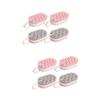 Angoily 8pcs Body Exfoliator Scrub Sponge Towel Positivte Exfoliating Tool Bathing Sponge Back Scrubber for Skin Types Random Color view 1